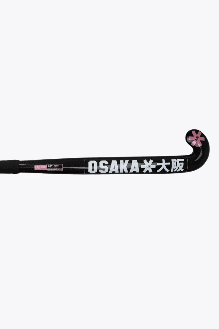 Osaka Field Hockey Stick Low Bow Advanced 70 | Sunset Coral With Free Grip