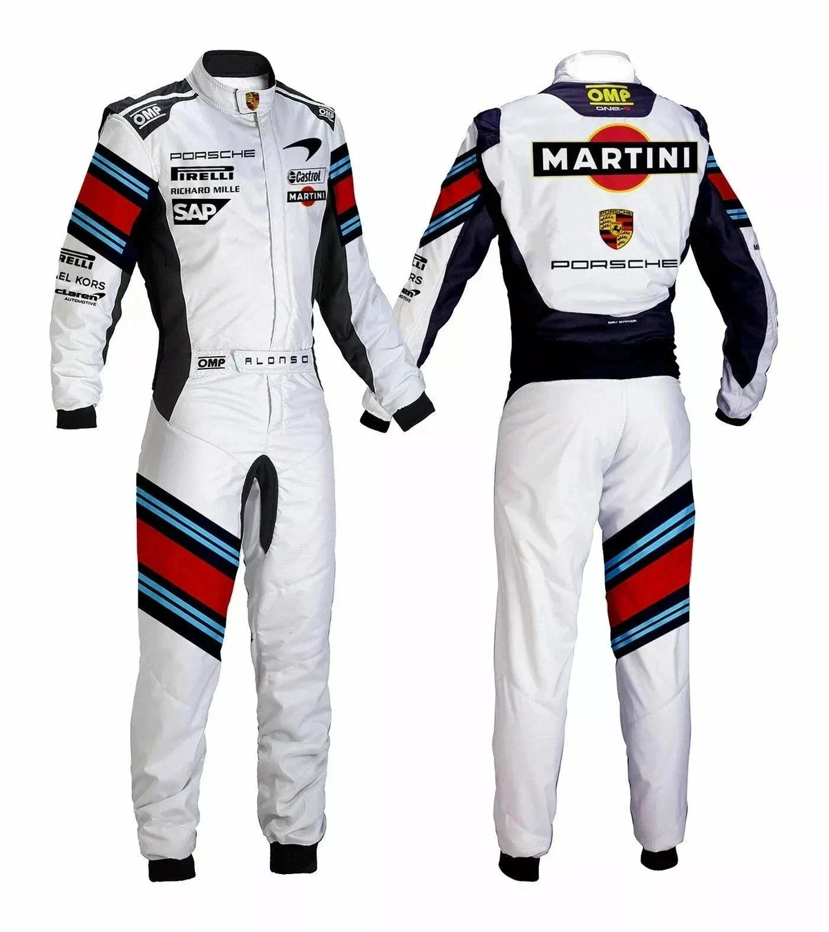 NEW GO KART MARTINI RACING SUIT - CIK FIA LEVEL 2 APPROVED AND FREE BALACLAVA