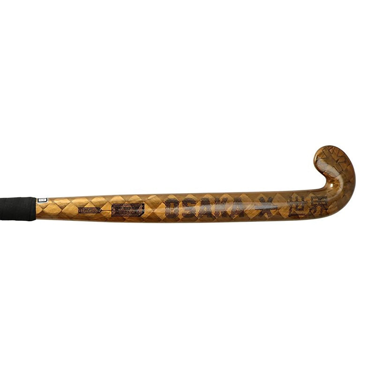 Osaka Field Hockey Stick Pro Tour Ltd Bronze Gold Low Bow 2023 With Free Grip