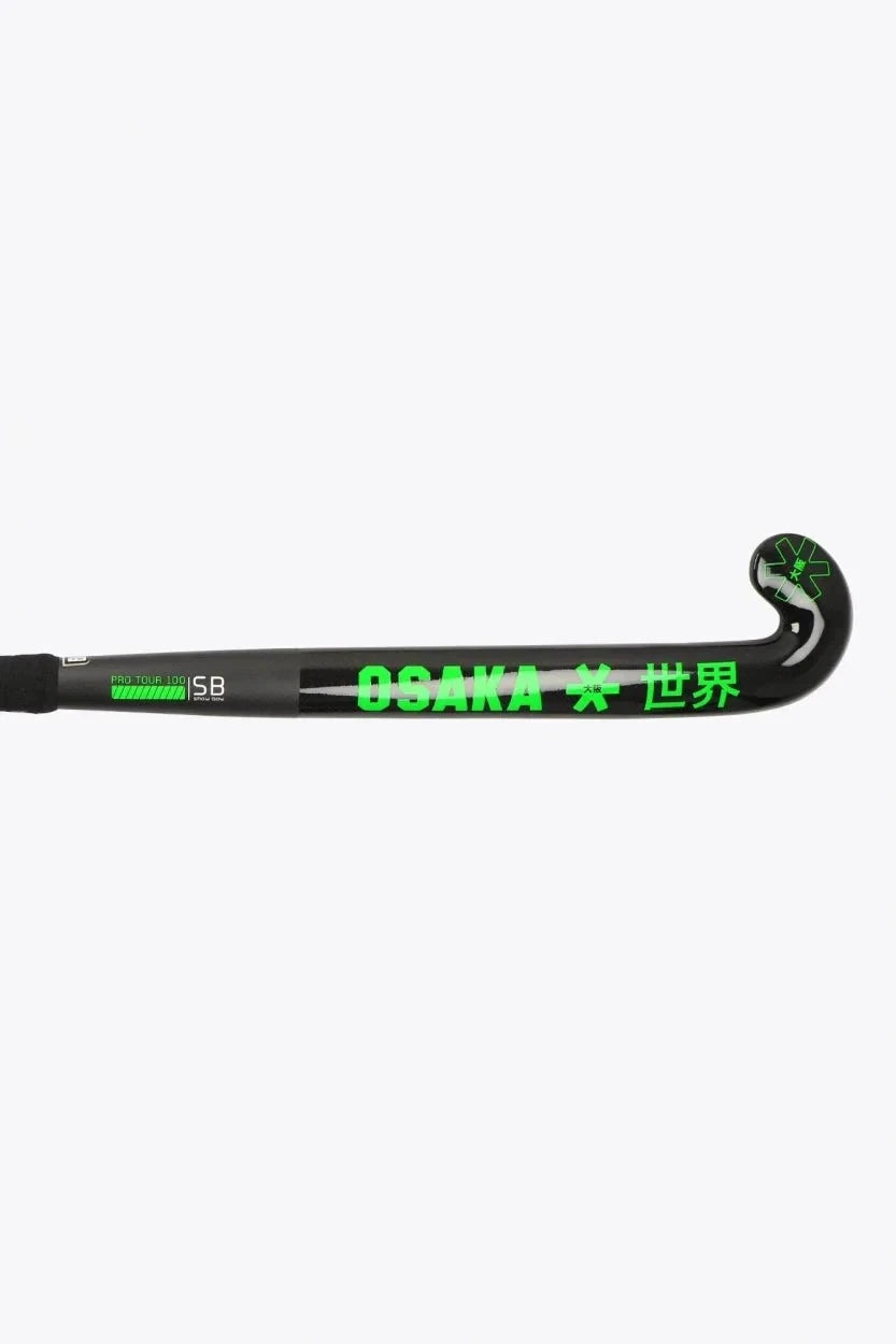 Osaka Field Hockey Stick Pro Tour 100 - Show Bow | Iconic Black Free Grip