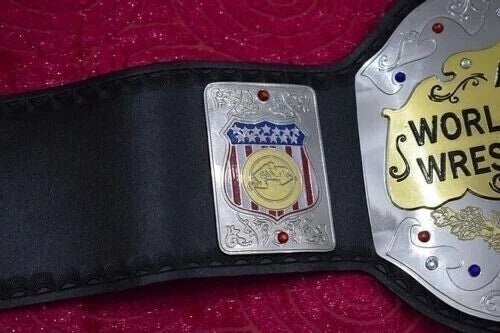 AWA World Heavyweight Wrestling Champion Replica Title Belt 2mm Adult size