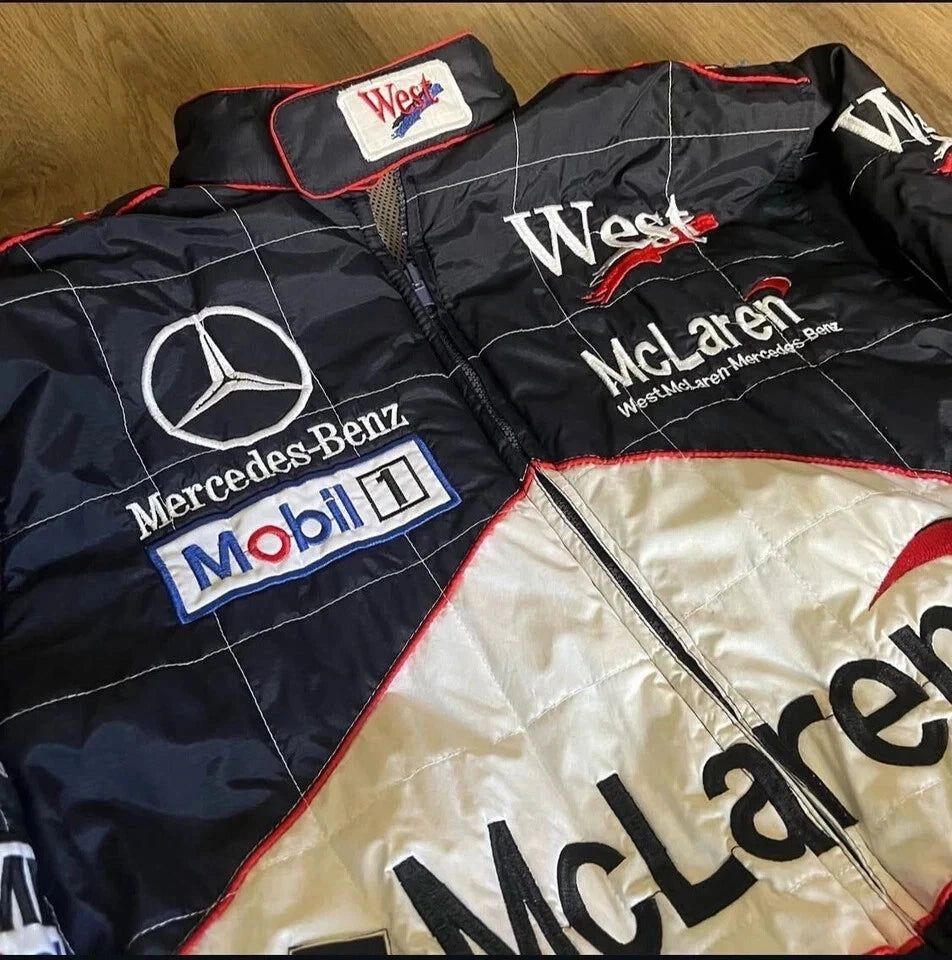 Vintage Mclaren Racing Jacket Team Racing Embroidered Jacket