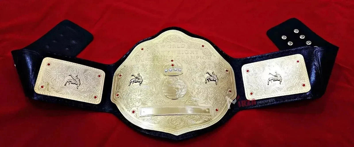 BIG GOLD World Heavyweight Championship Replica Title Belt Adult 2MM Brass