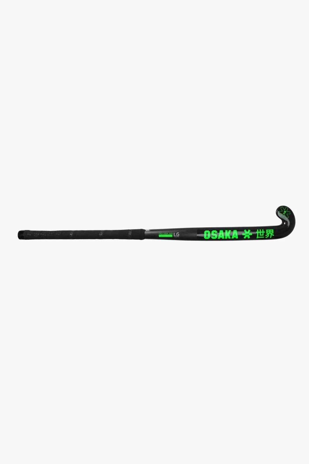 Osaka Field Hockey Stick Pro Tour 100 Low Groove LTD Edition White Iconic Black