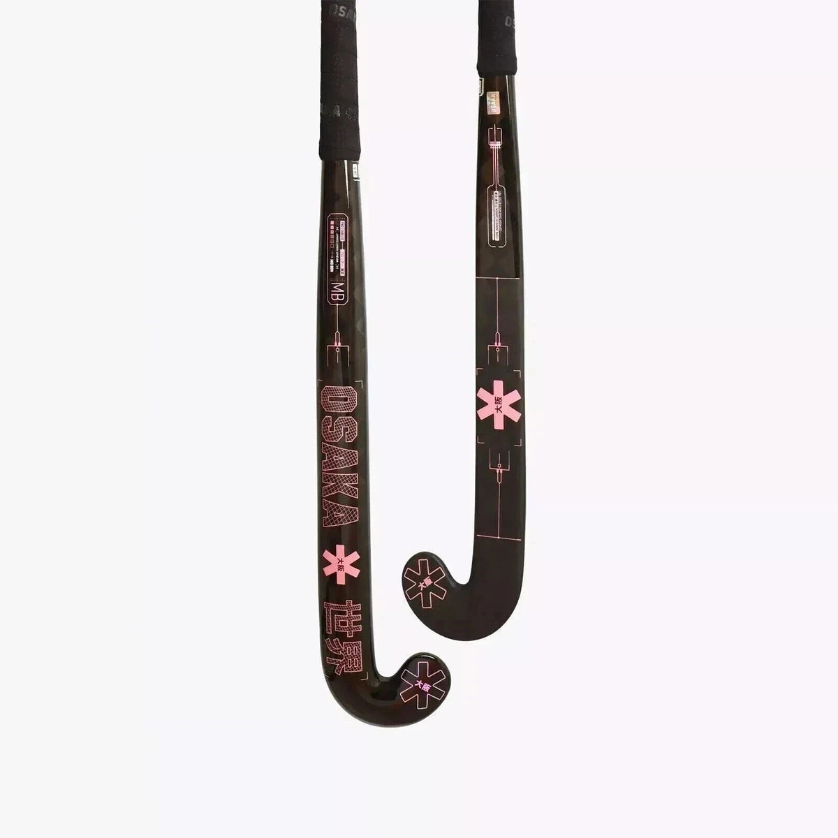 Osaka Field Hockey Stick Pro Tour Limited Mid Bow With Free Grip