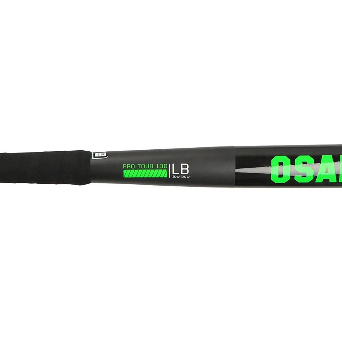 Osaka Field Hockey Stick Pro Tour 100-Low Bow | Ionic Black With Free Grip