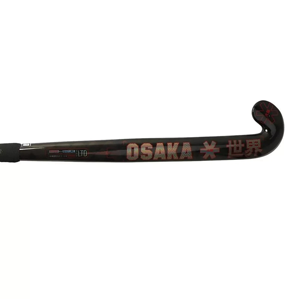 Osaka Pro Tour LTD Proto Bow Composite Field Hockey Stick Black-Red 2023