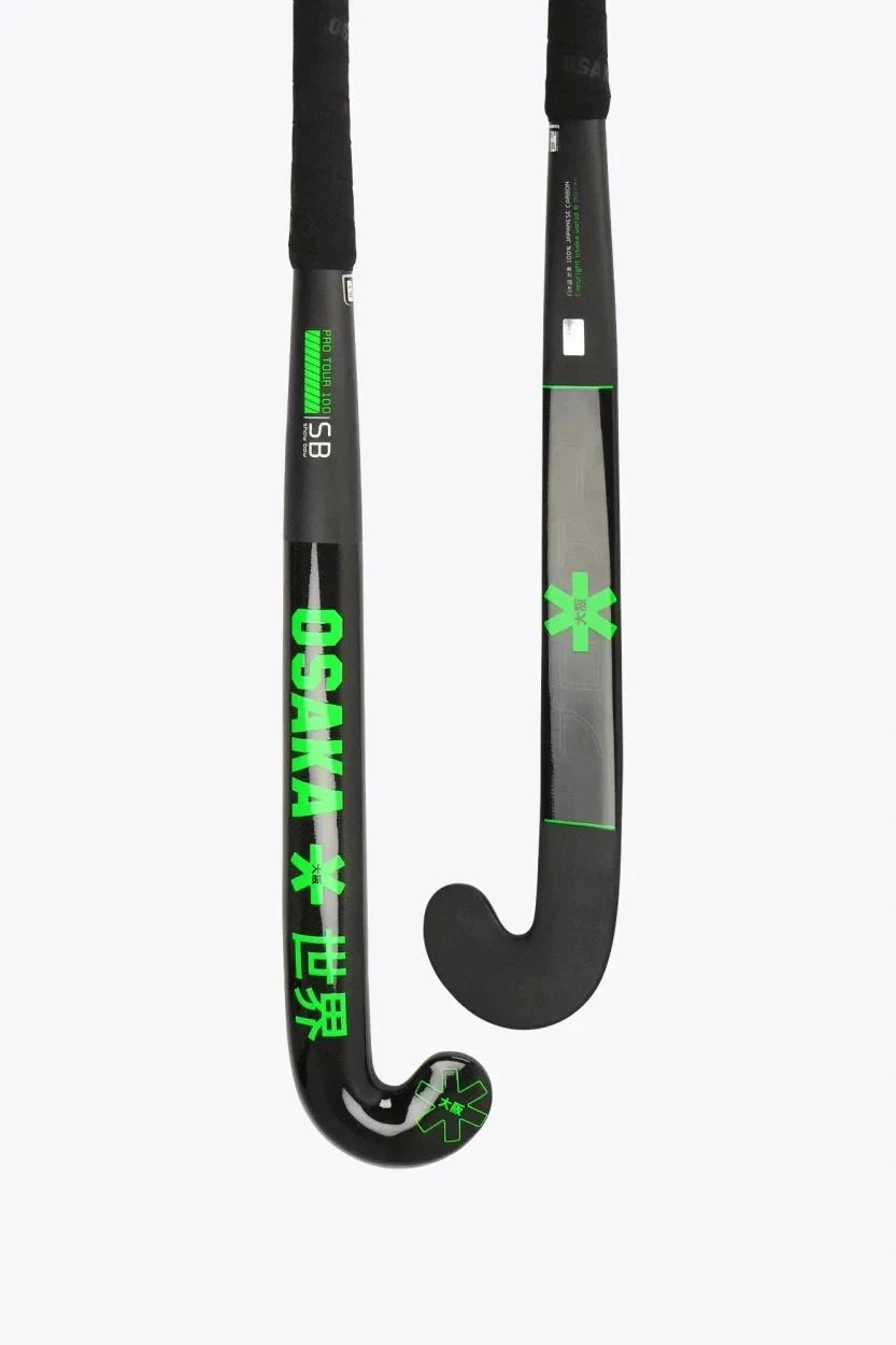Osaka Field Hockey Stick Pro Tour 100 - Show Bow | Iconic Black Free Grip