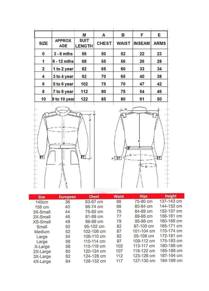 FORMULAK 2025 Go Kart Racing suit free (GIFT t-shirt) CIK/FIA Level 2 Approved