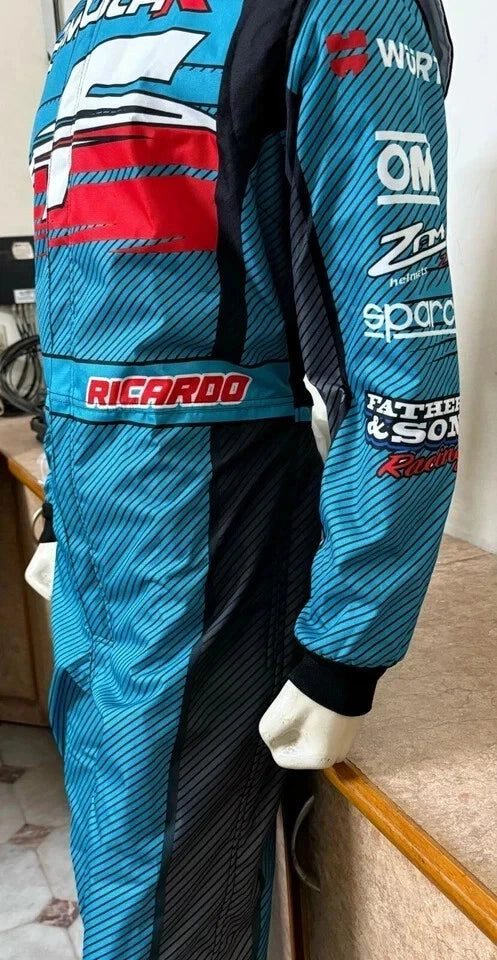 FORMULAK 2025 Go Kart Racing suit free (GIFT t-shirt) CIK/FIA Level 2 Approved