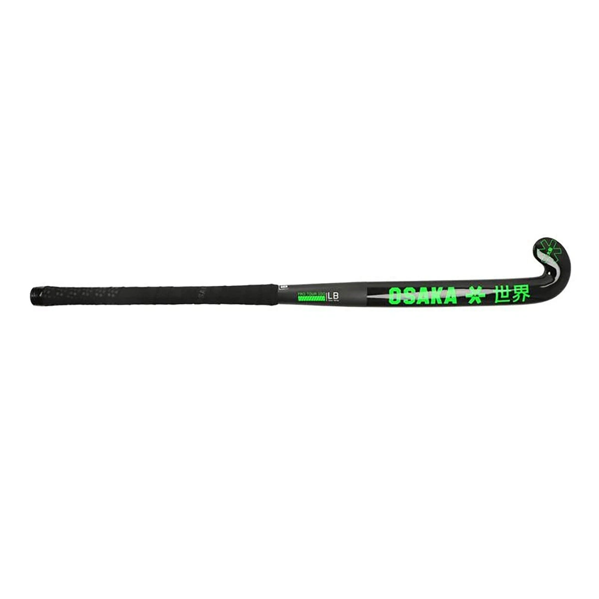 Osaka Field Hockey Stick Pro Tour 100-Low Bow | Ionic Black With Free Grip