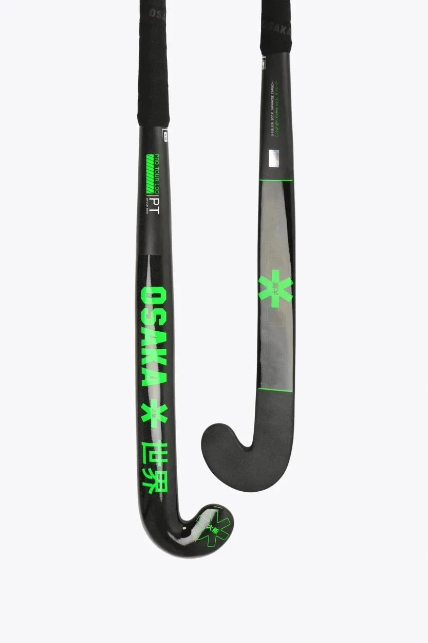 Osaka Field Hockey Stick Pro Tour 100 - Proto Bow | Iconic Black Free Grip