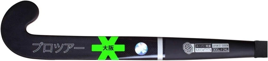 Osaka Pro Tour Silver Mid Bow 2017 Field Hockey Stick With Free Grip