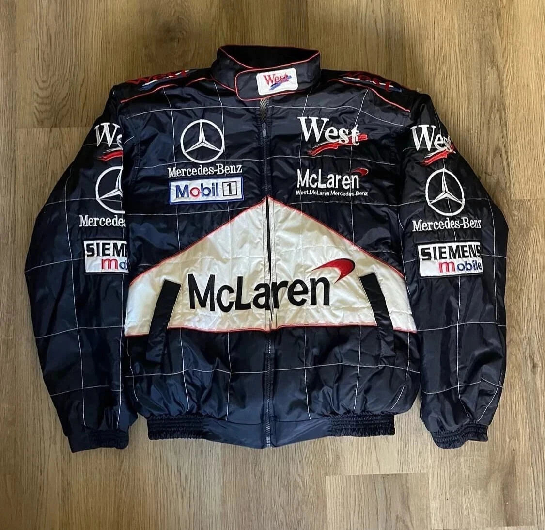 Vintage Mclaren Racing Jacket Team Racing Embroidered Jacket