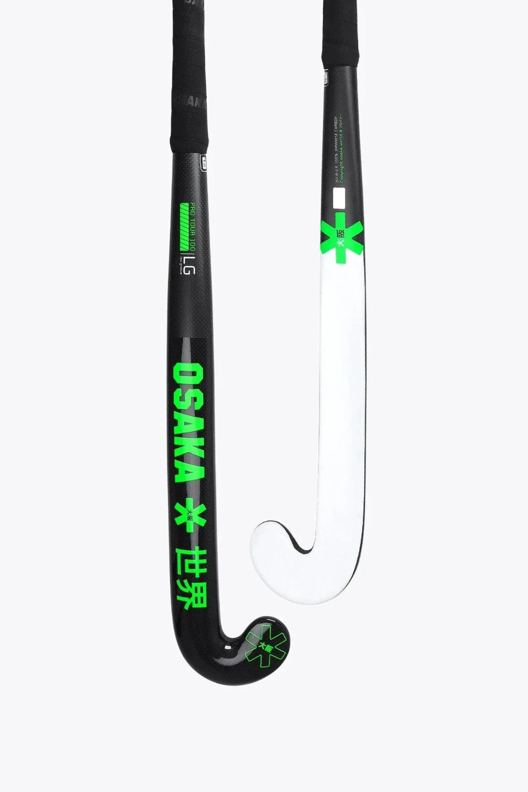 Osaka Field Hockey Stick Pro Tour 100 Low Groove LTD Edition White Iconic Black