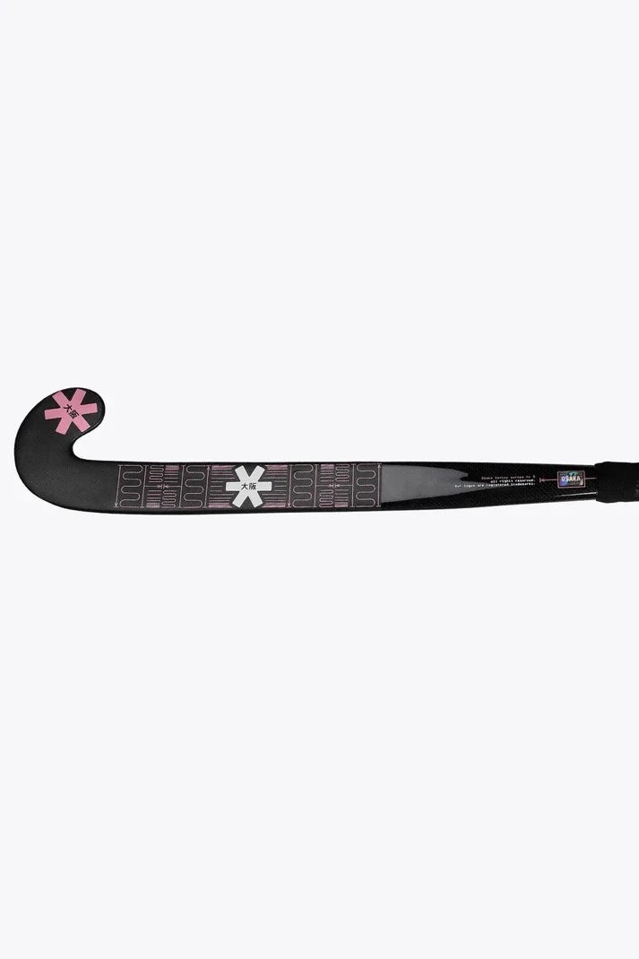 Osaka Field Hockey Stick Low Bow Advanced 70 | Sunset Coral With Free Grip