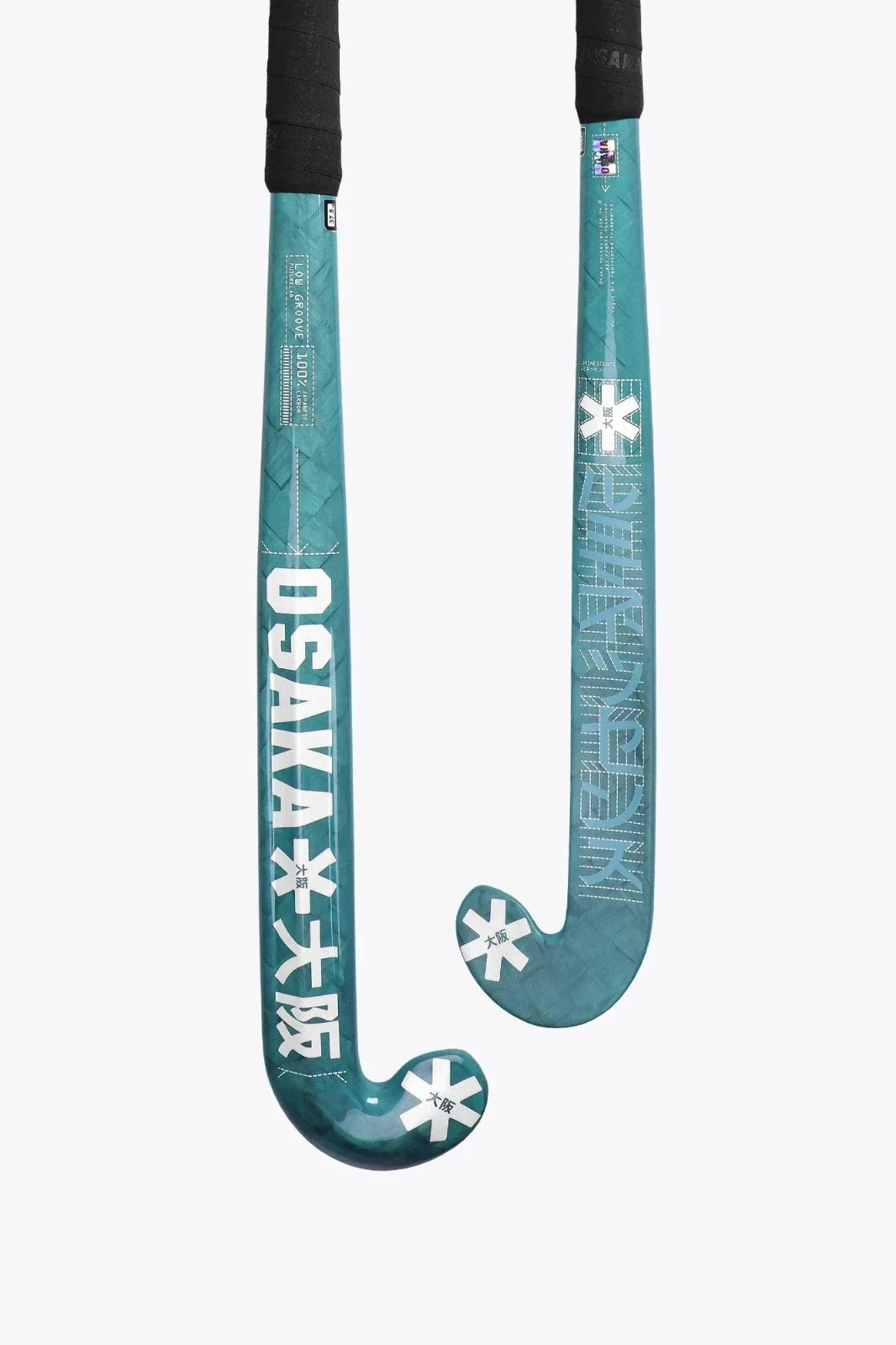 Osaka Field Hockey Stick Low Groove LTD - Futurelab | Retro Blue Free Grip