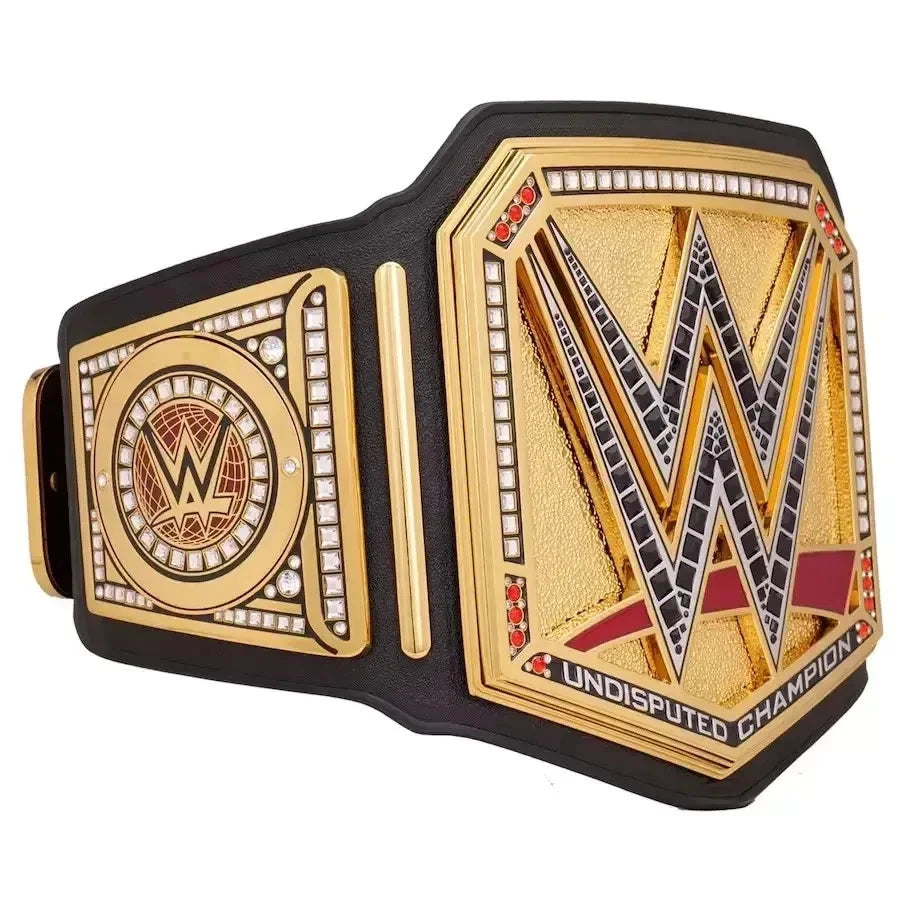 Undisputed Championship Title Belt Replica,4mm World Heavyweight Wrestling Belt.