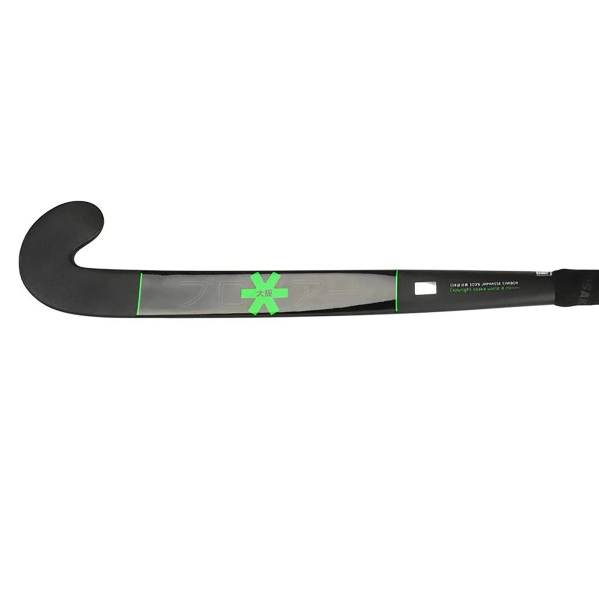 Osaka Field Hockey Stick Pro Tour 100-Low Bow | Ionic Black With Free Grip