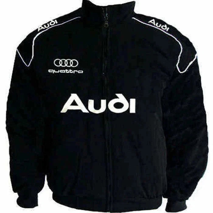 Vintage Audi Racing Jacket Team Racing Embroidered Jacket