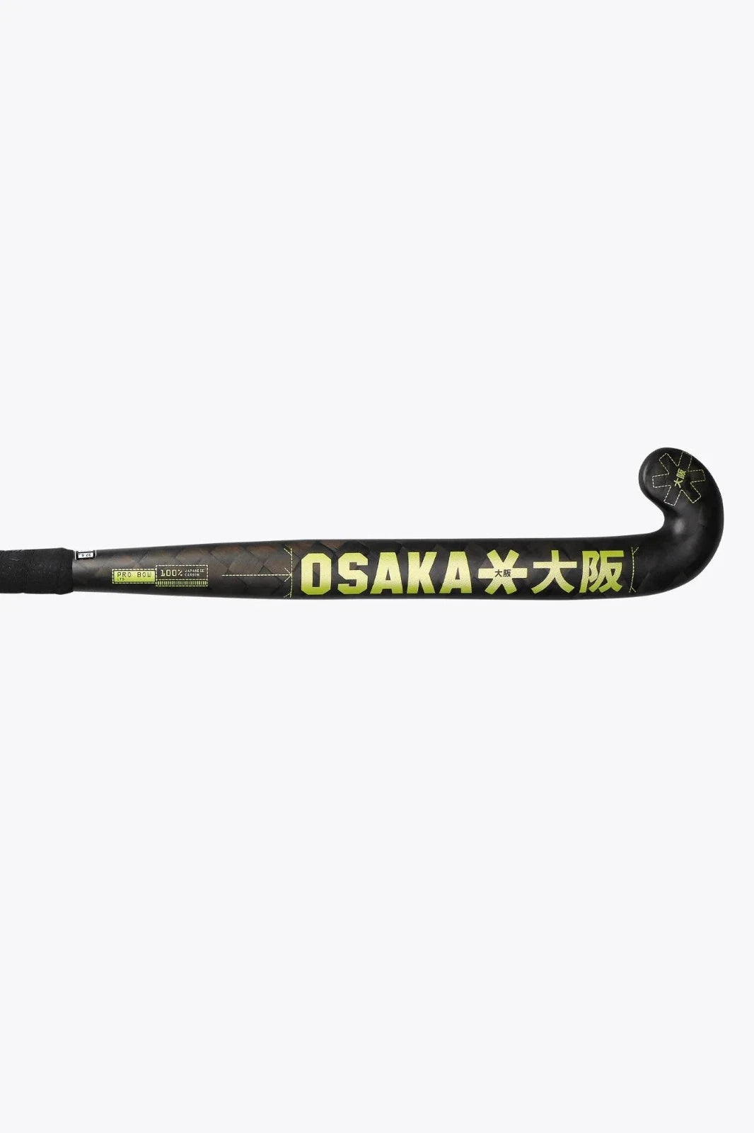 Osaka Field Hockey Stick Pro Bow LTD - Pro Tour | Shadow Lime With Free Grip