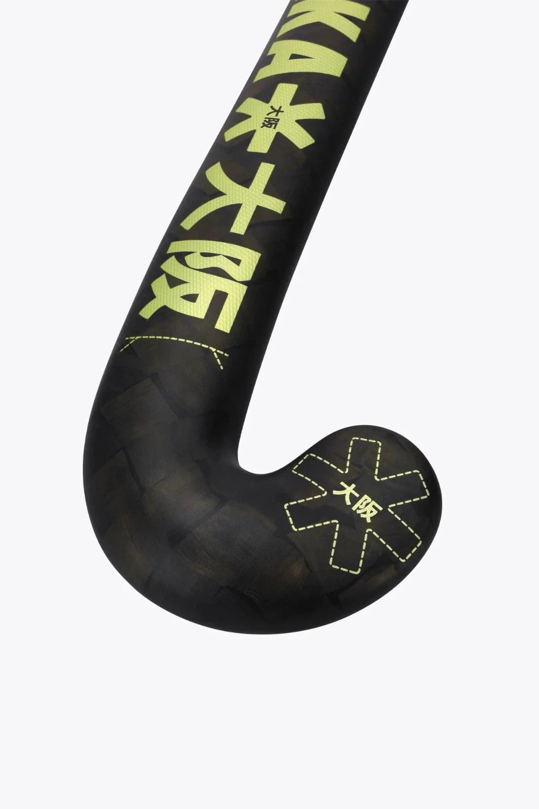 Osaka Field Hockey Stick Pro Bow LTD - Pro Tour | Shadow Lime With Free Grip