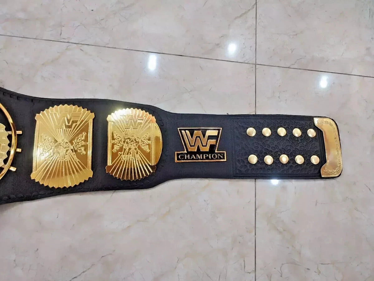 Winged Eagle Championship Wrestling Replica Title Belt Brass 2mm Adult size
